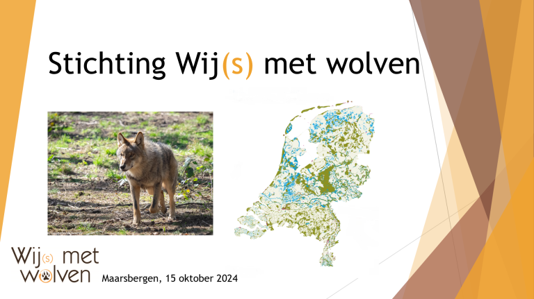 Powerpoint presentatie Bijeenkomst “De wolf in Utrecht, het echte verhaal”.